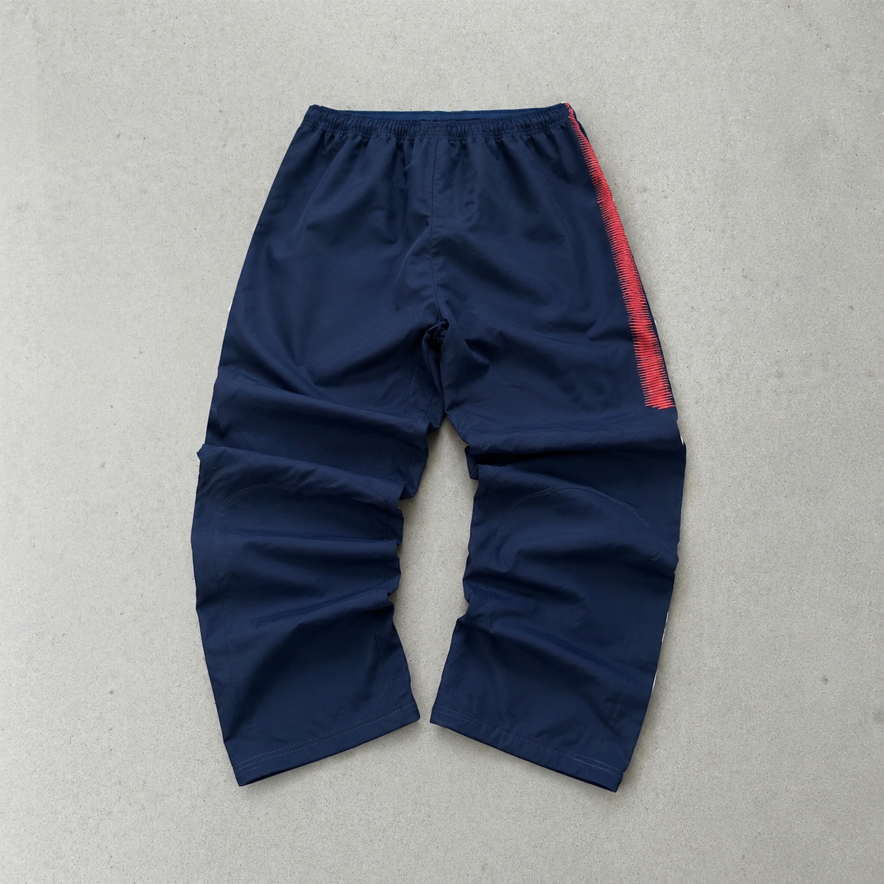 PSG Nike Pants Marineblau, Blau Rare Stitched Logo (S)