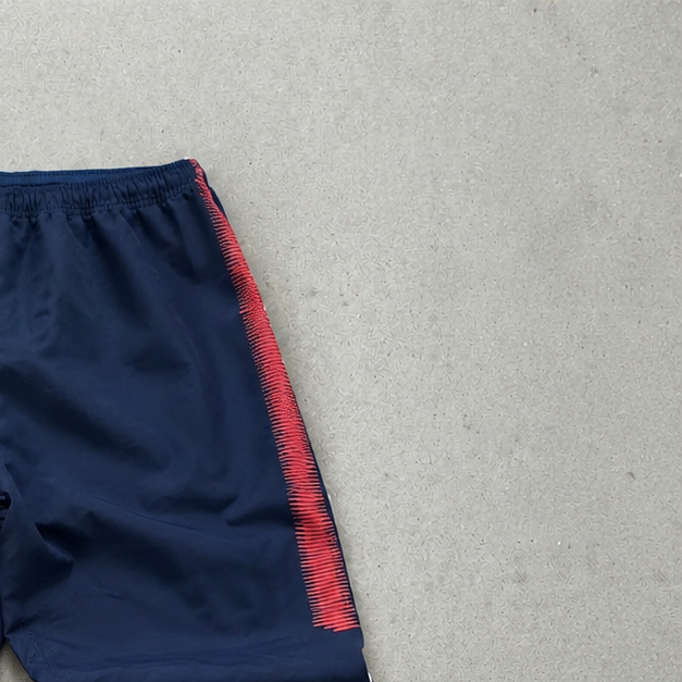 PSG Nike Pants Marineblau, Blau Rare Stitched Logo (S)