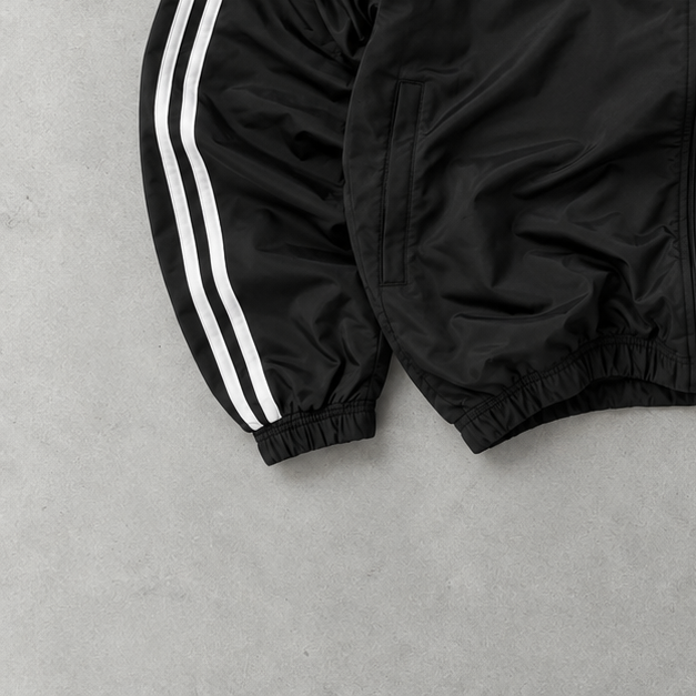 Veste de survêtement Adidas violette rare (S) logo brodé