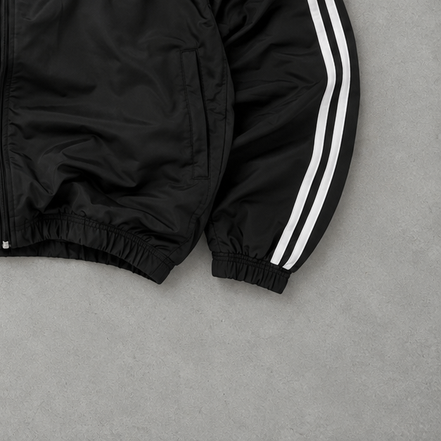 Veste de survêtement Adidas violette rare (S) logo brodé