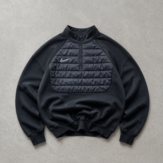 Nike Puffer Jacket Schwarz, Grau Limited (S) Stitched Logo