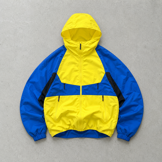 Nike Streetwear Piece Blau, Gelb Rare (S) Stitched Logo
