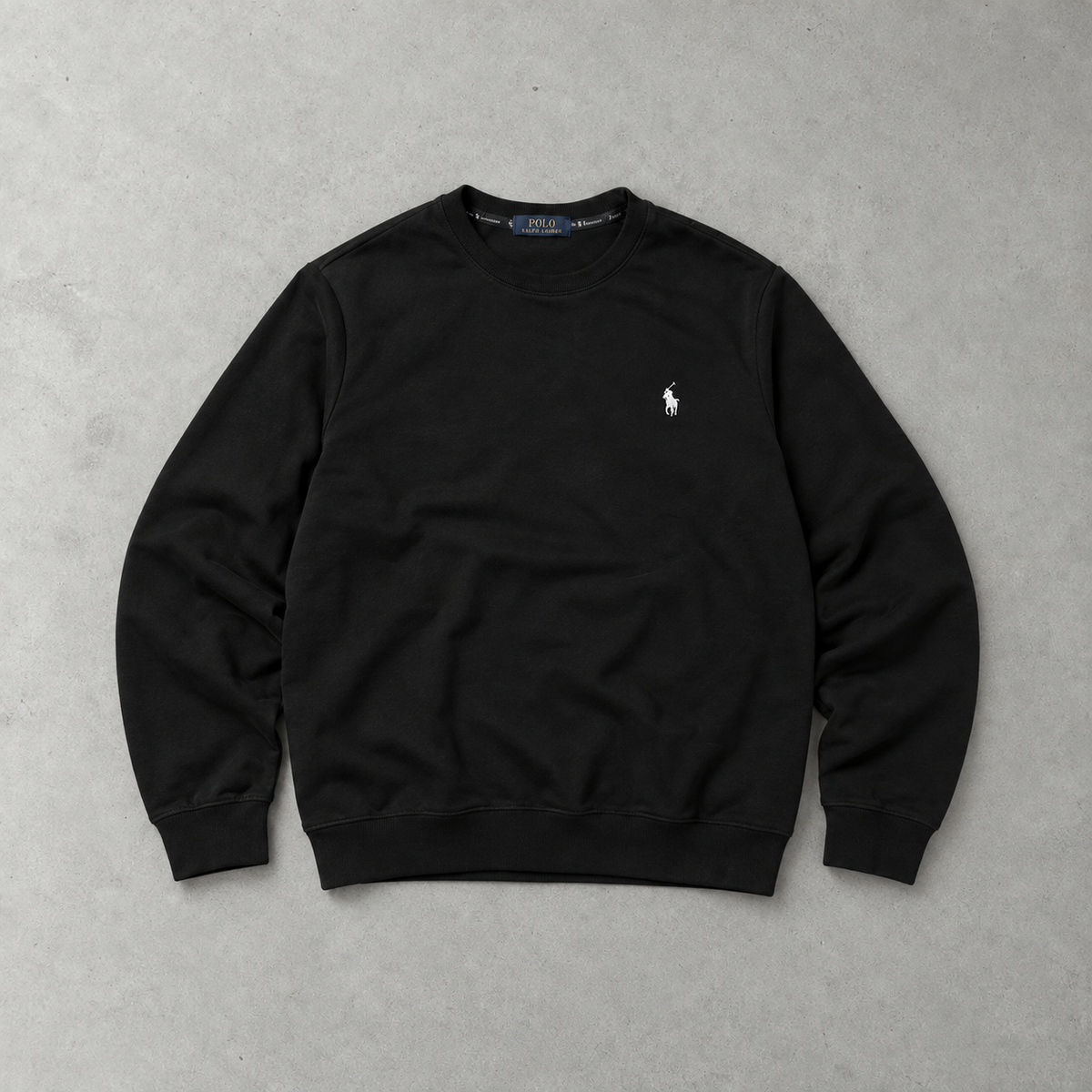 Polo Ralph Lauren Crewneck Sweater Schwarz Rare (XL)