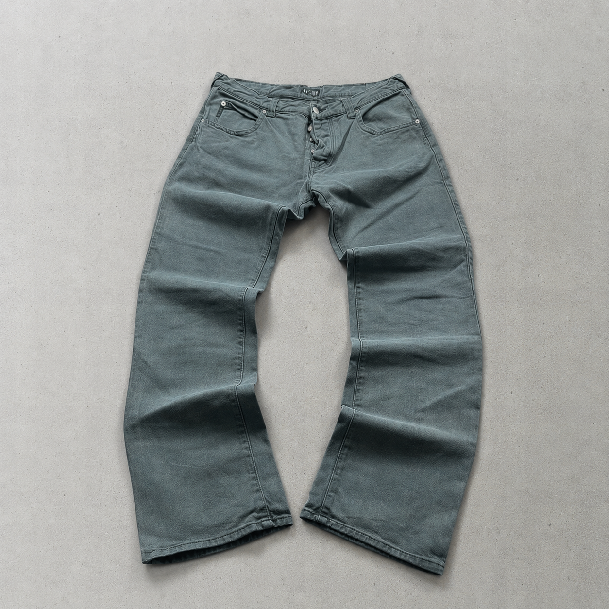 Y2K Armani Jeans Denim Pants Dunkelgrün Limited (M)