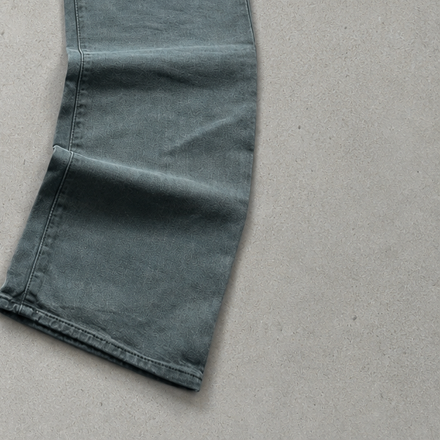 Y2K Armani Jeans Denim Pants Dunkelgrün Limited (M)