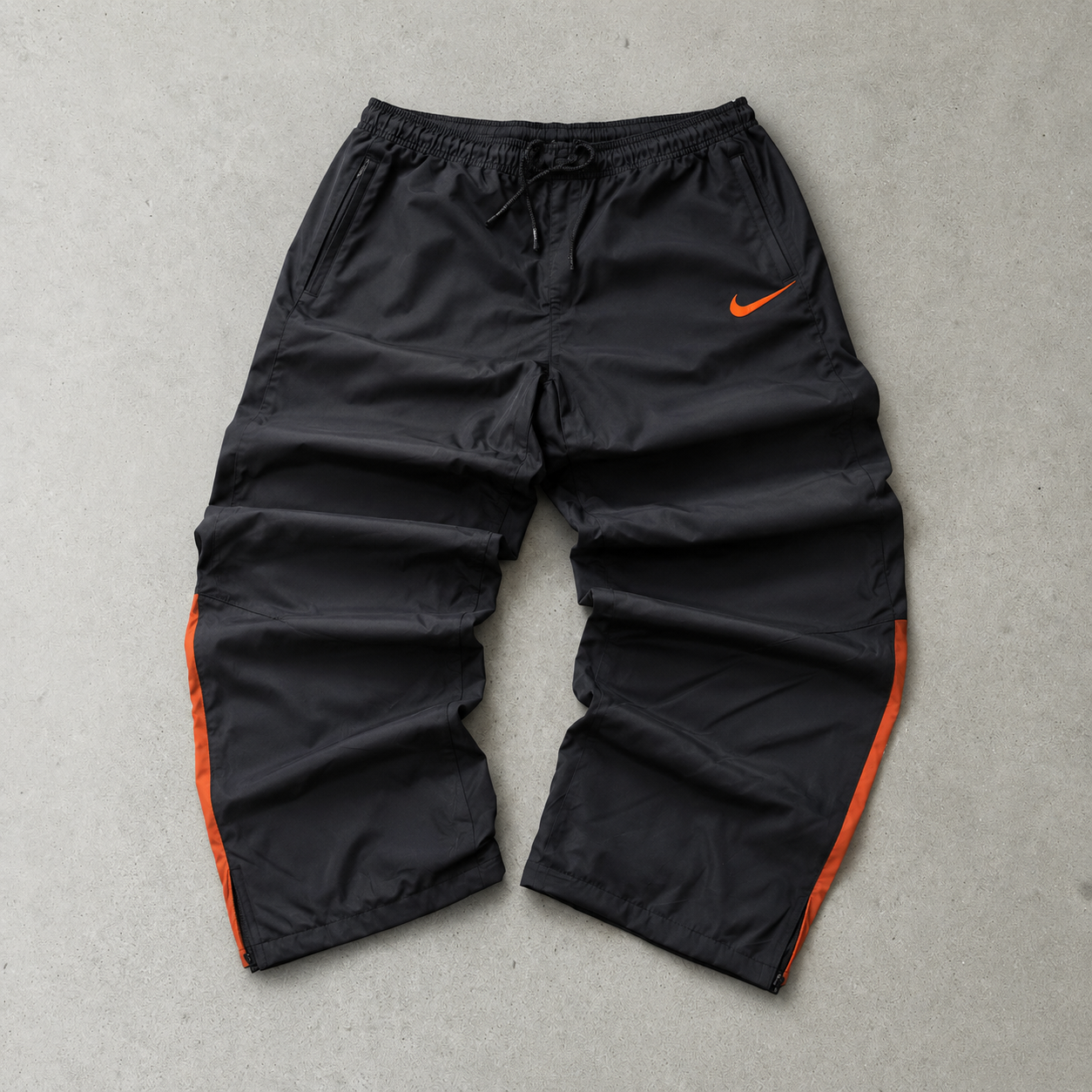 Nike Pants Schwarz, Orange Rare (M)