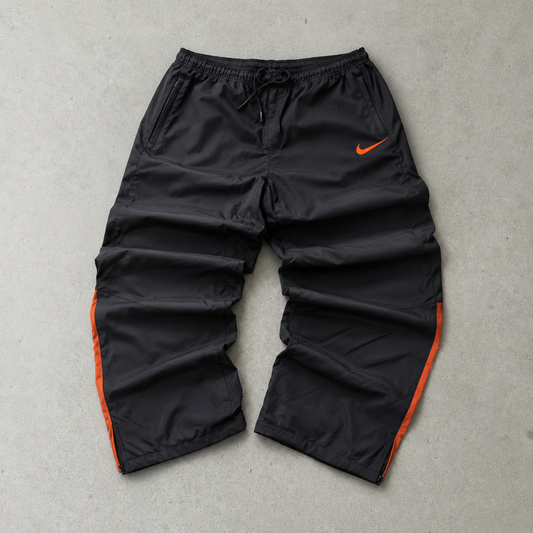 Nike Pants Schwarz, Orange Rare (M)