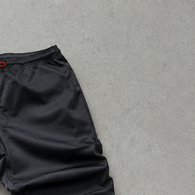 Nike Pants Schwarz, Orange Rare (M)