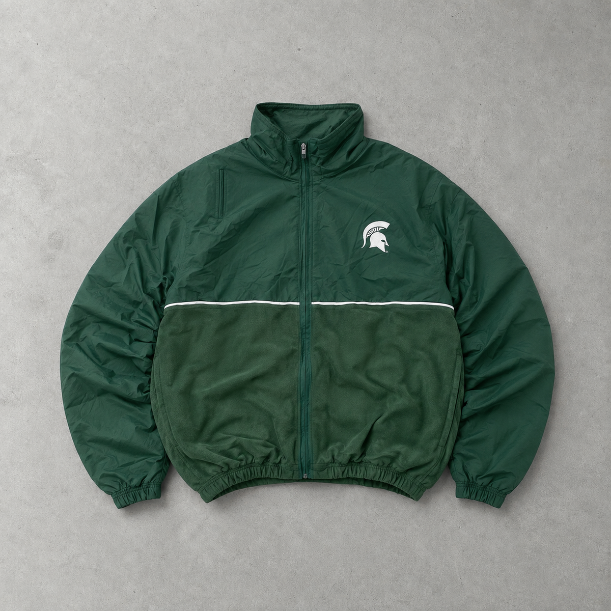 Nike Fleece Jacket Dunkelgrün Rare (Size XL)