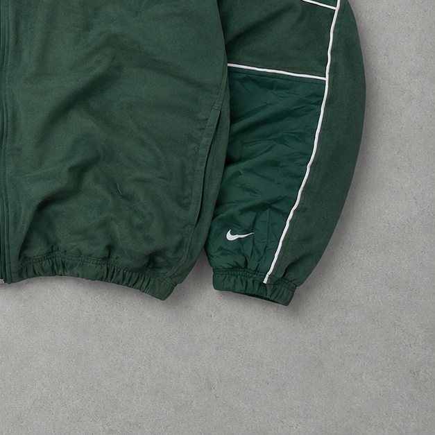 Nike Fleece Jacket Dunkelgrün Rare (Size XL)