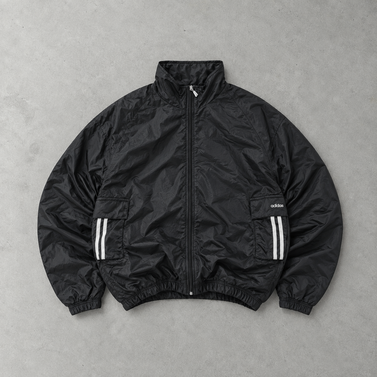 Veste de survêtement Adidas noire rare (M)