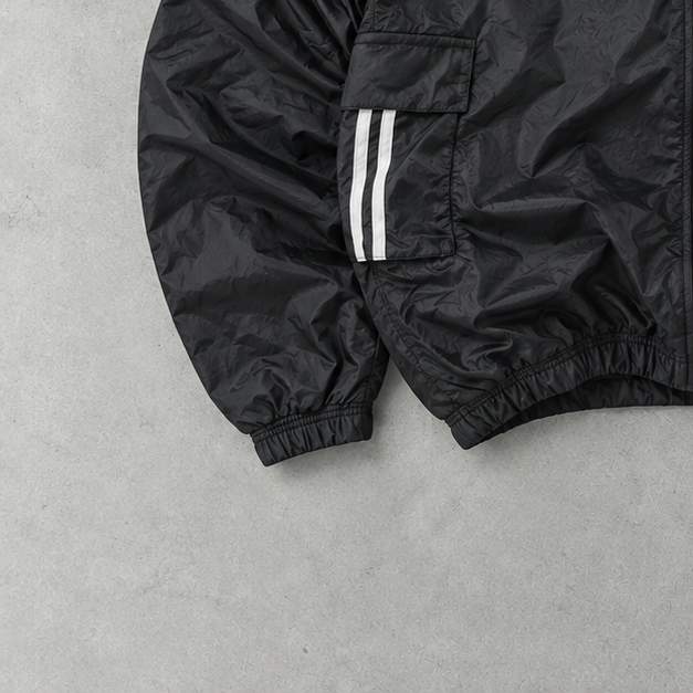 Veste de survêtement Adidas noire rare (M)