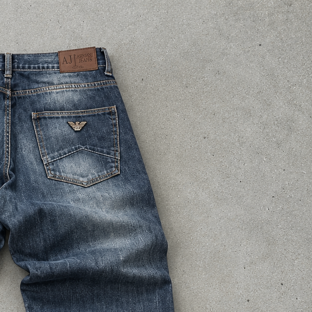 Y2K Armani Jeans Jeans Navy Rare (M)