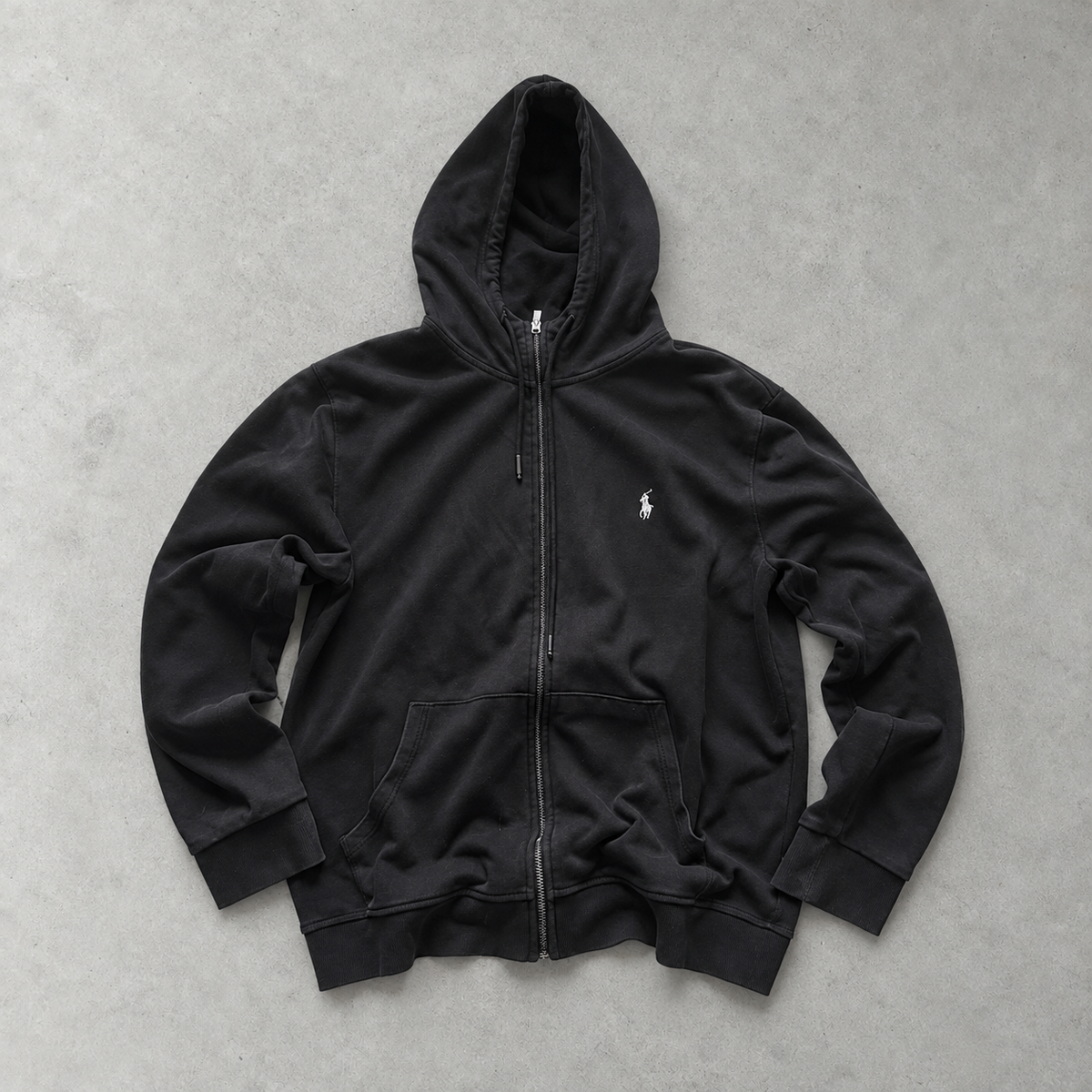 Ralph Lauren Hoodie Black Rare (L)