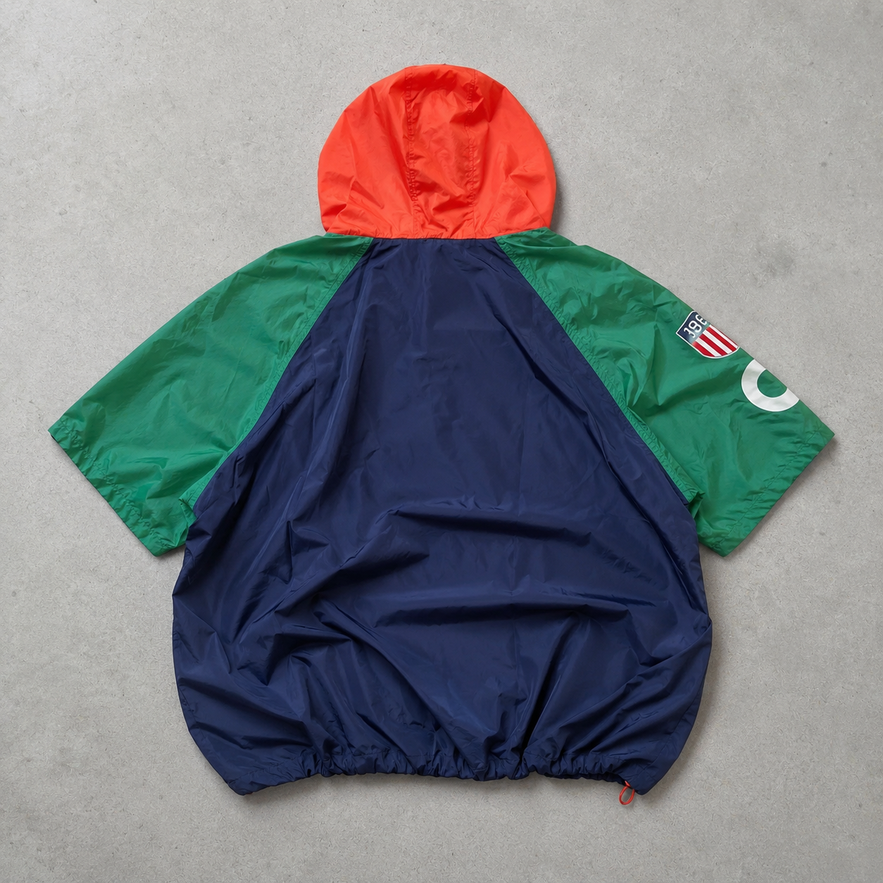 USA Hi Tech 1967 Ralph Lauren Windbreaker Navy Multicolor Rare (XL)