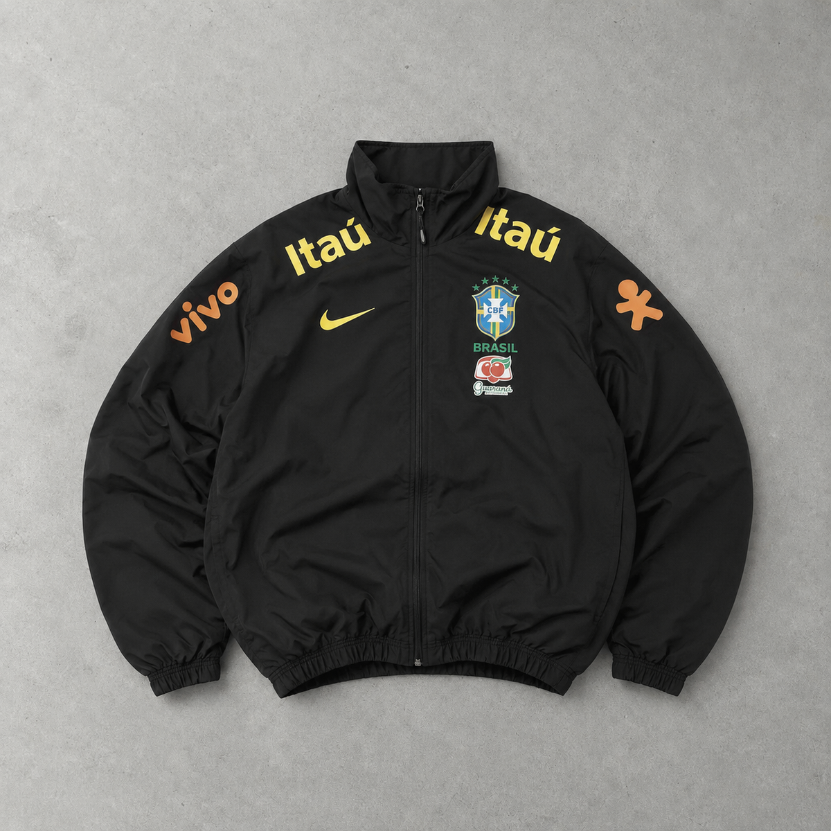 Brasilien Nike Windbreaker Schwarz Limited (Size L)