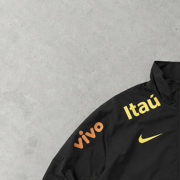 Brasilien Nike Windbreaker Schwarz Limited (Size L)