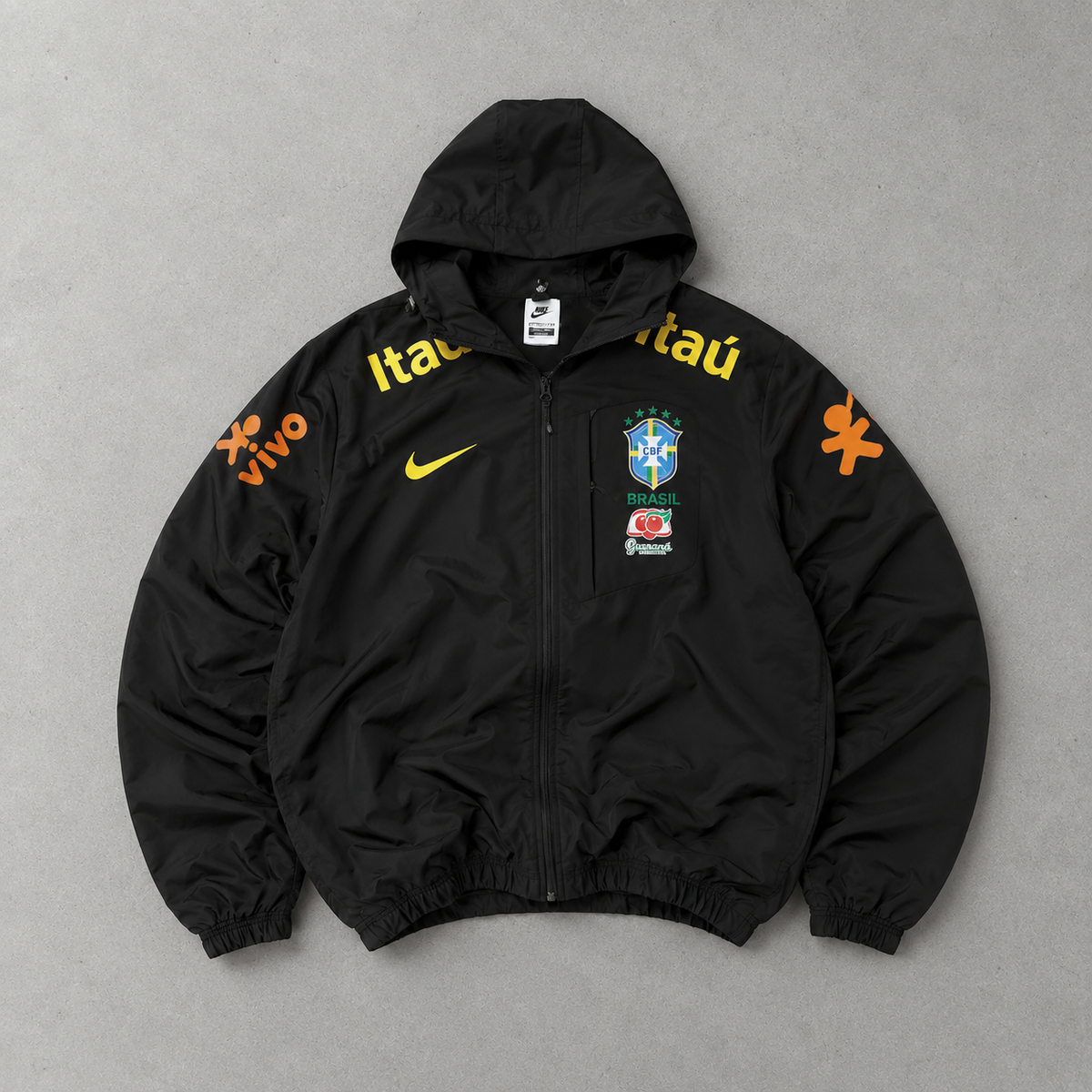 Brasilien Nike Windbreaker Schwarz Limited (Size L)