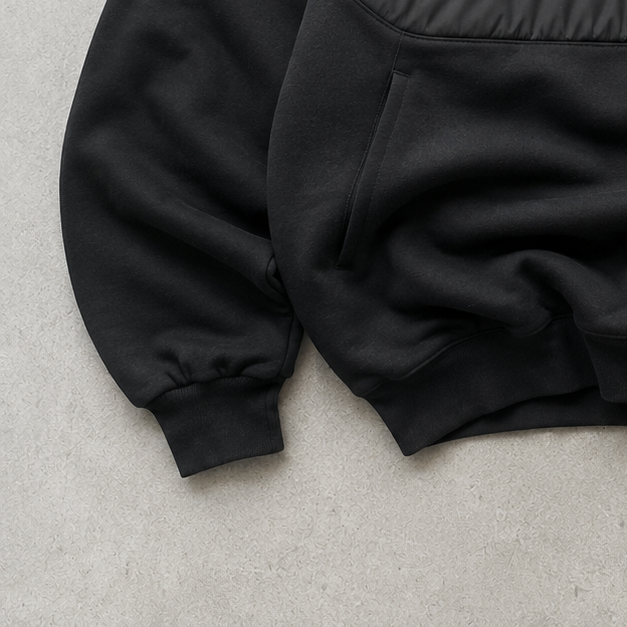 Nike Puffer Jacket Schwarz, Grau Rare (S) Stitched Logo