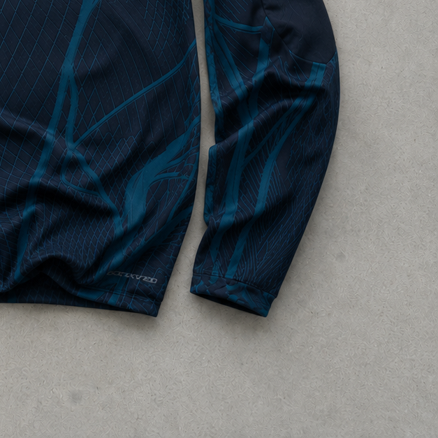 Nike Track Pants Marineblau, Gold Rare (S) Stitched Logo