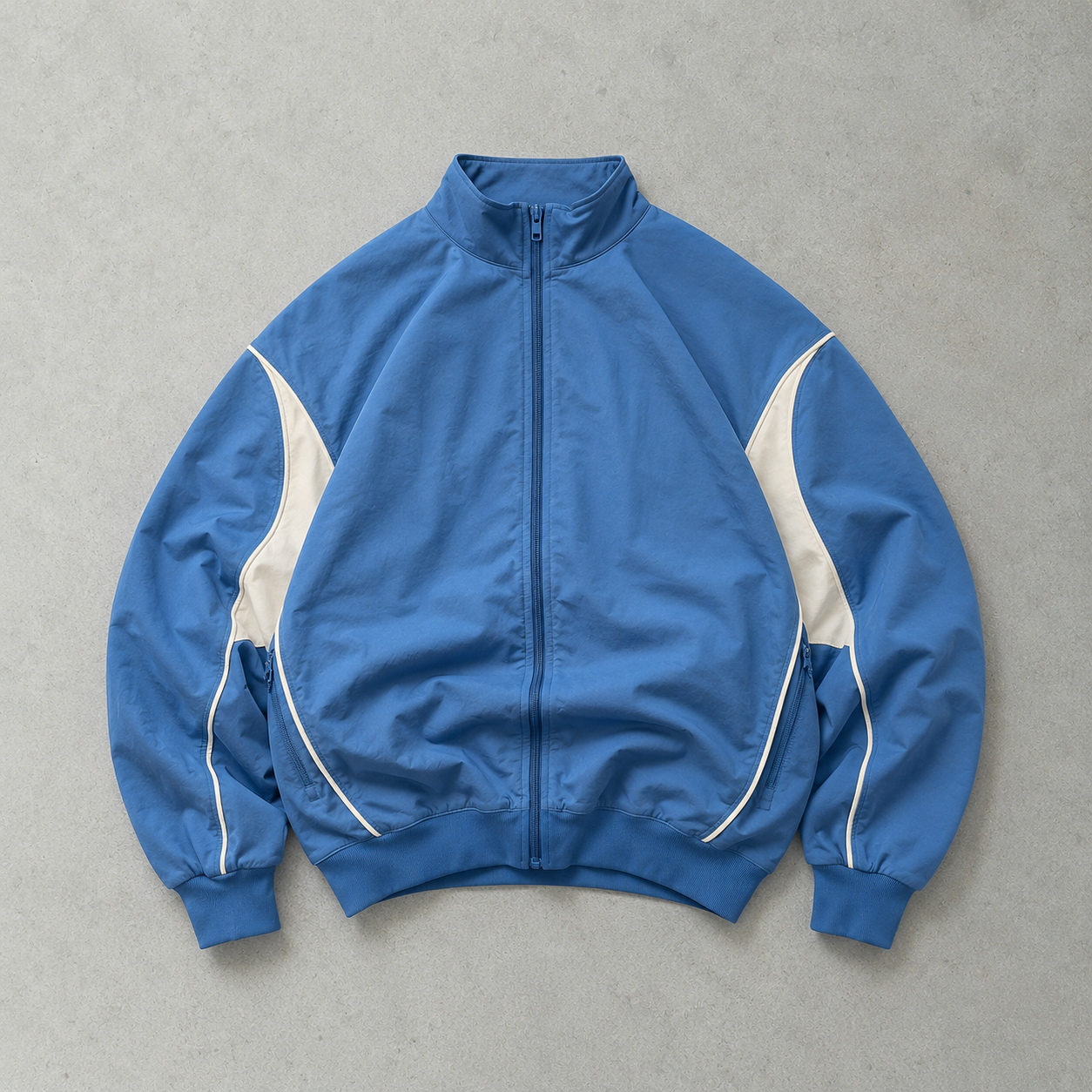Nike Track Jacket Blau, Marineblau Rare (S) Stitched Logo