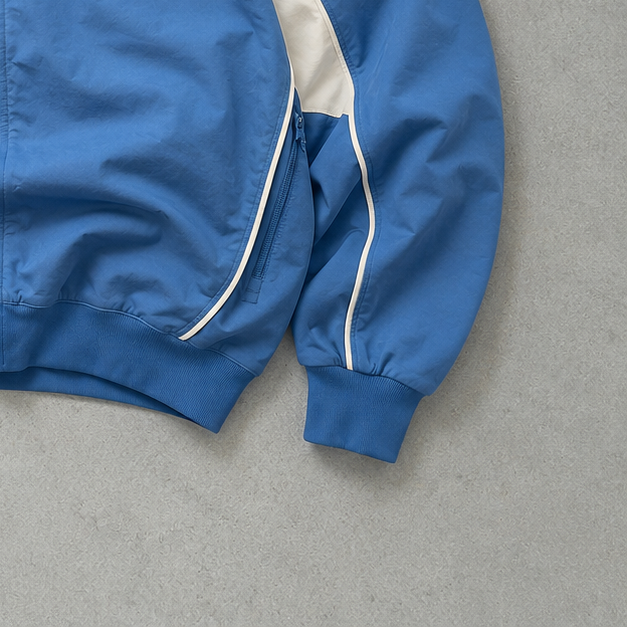 Nike Track Jacket Blau, Marineblau Rare (S) Stitched Logo