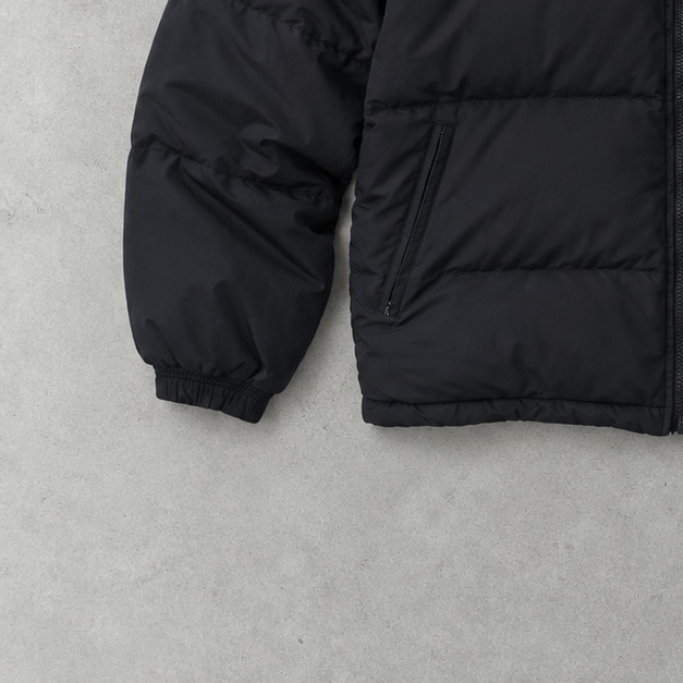 Y2K Nike Puffer Jacket Black Rare (S)