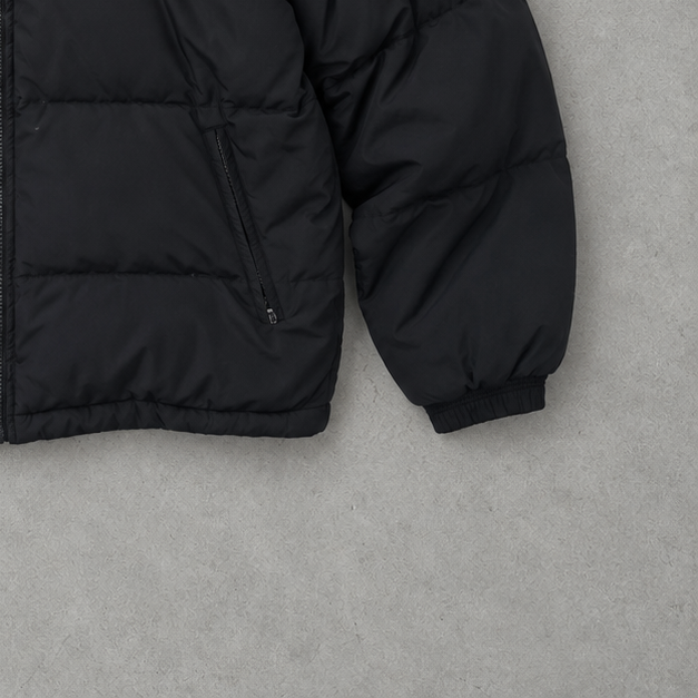 Y2K Nike Puffer Jacket Black Rare (S)