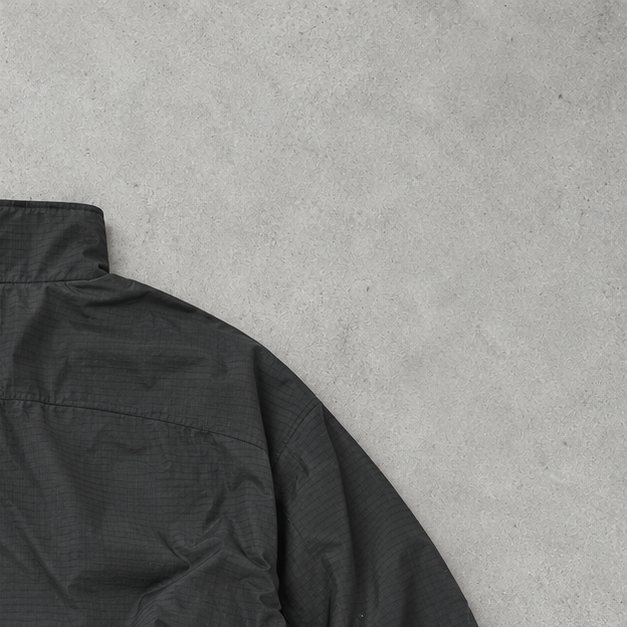 Y2K Nike Puffer Jacket Black Rare (S)