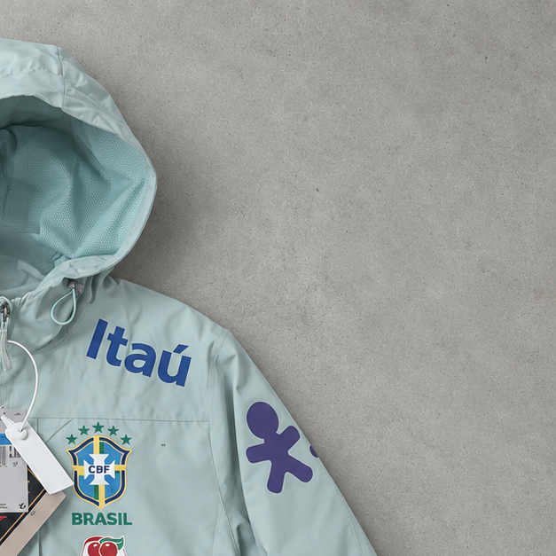 Brasilien Nike Jacket Türkis Limited (M)