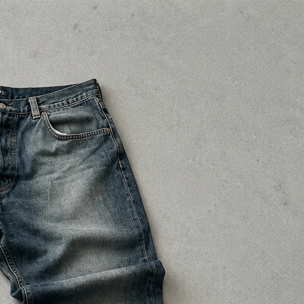 Y2K Armani Jeans Denim Pants Blue Rare (M)