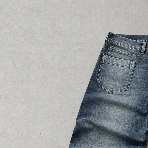 Y2K Armani Jeans Denim Pants Blue Rare (M)