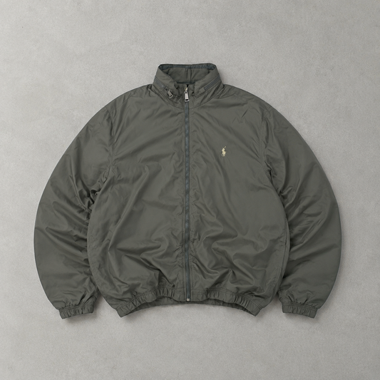 Ralph Lauren Windbreaker Khaki Rare Stitched Logo (L)