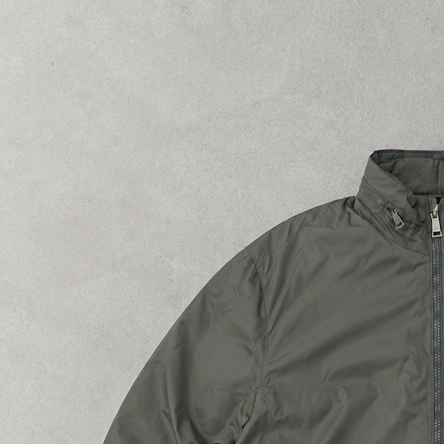 Ralph Lauren Windbreaker Khaki Rare Stitched Logo (L)