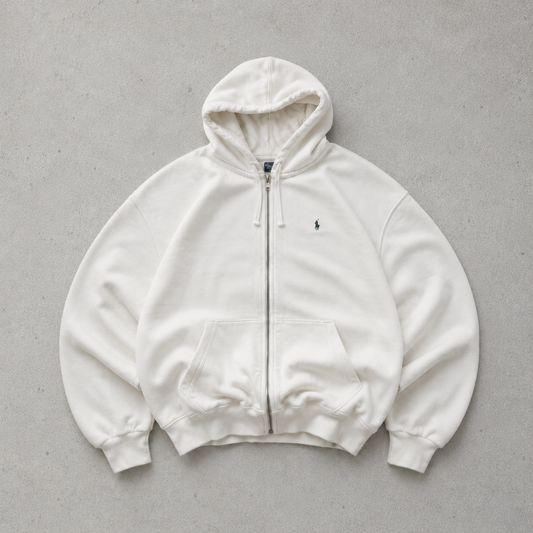 Ralph Lauren Streetwear Piece Creme Rare (XL) Stitched Logo