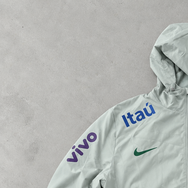 Brasilien Nike Windbreaker Türkis Limited (M)