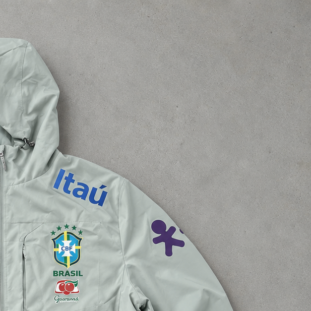 Brasilien Nike Windbreaker Türkis Limited (M)