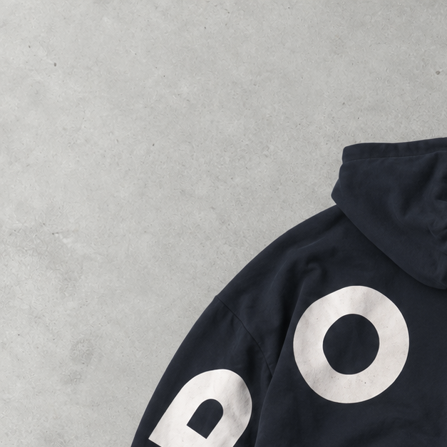 Polo Ralph Lauren Hoodie Marineblau Rare (XXL) Stitched Logo