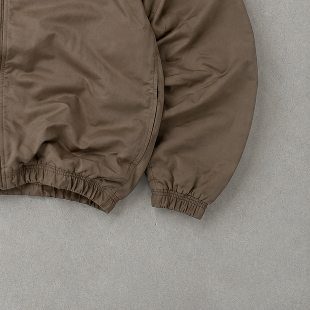 Y2K Ralph Lauren Harrington Jacket Beige Limited Stitched Logo (L)