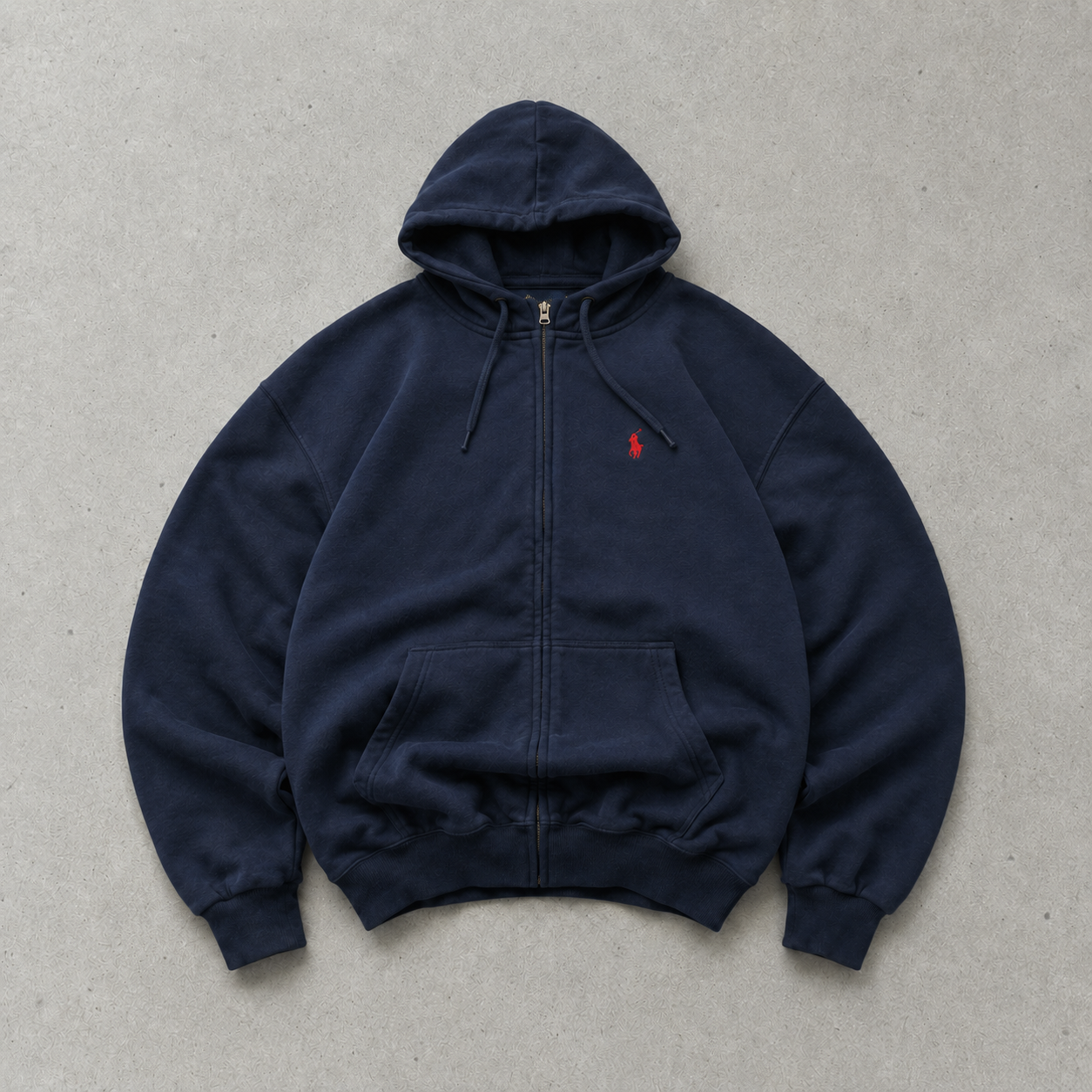 Ralph Lauren Hoodie Marineblau Limited (XL) Stitched Logo