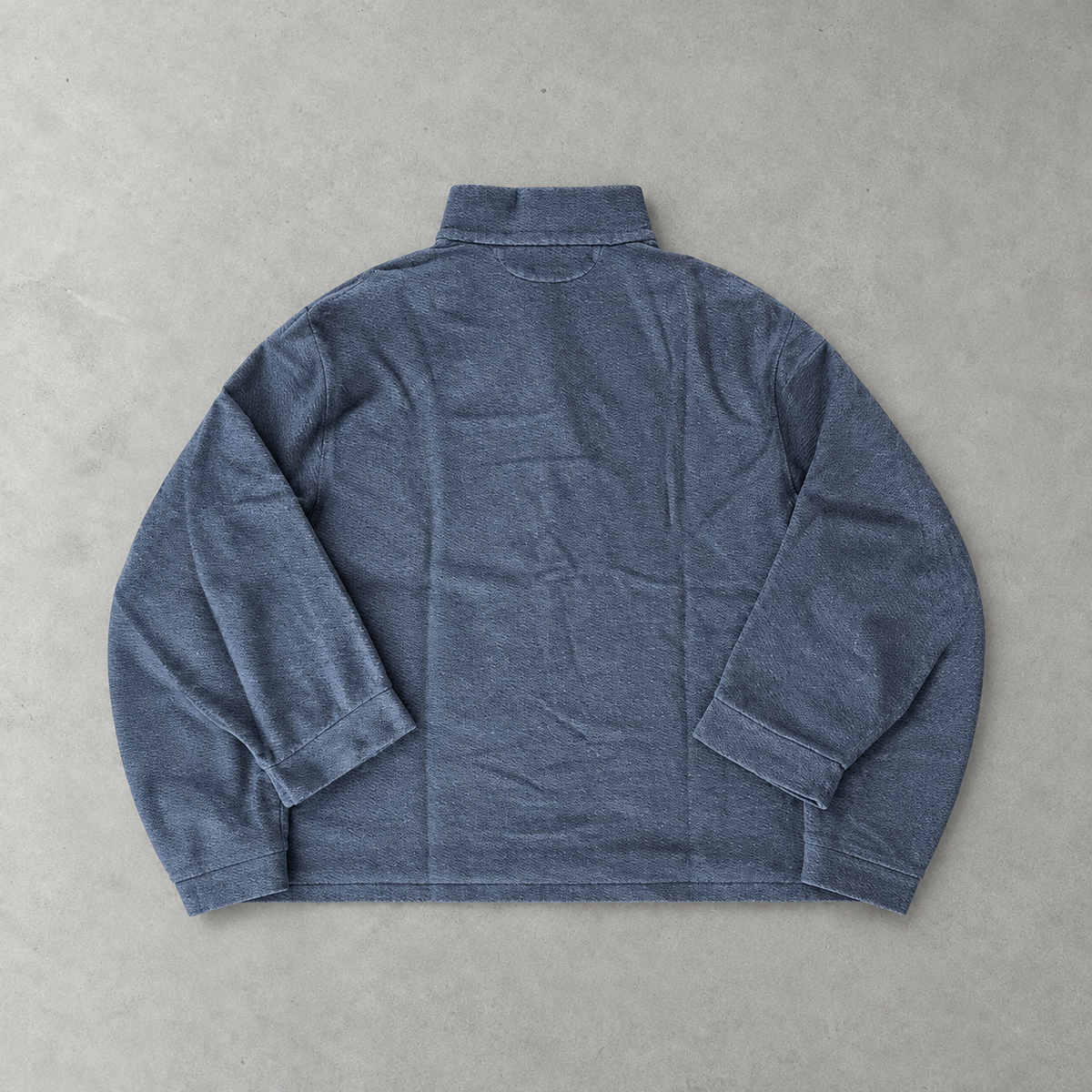 Ralph Lauren Half-Zip Sweater Marineblau Rare (XXL) Stitched Logo