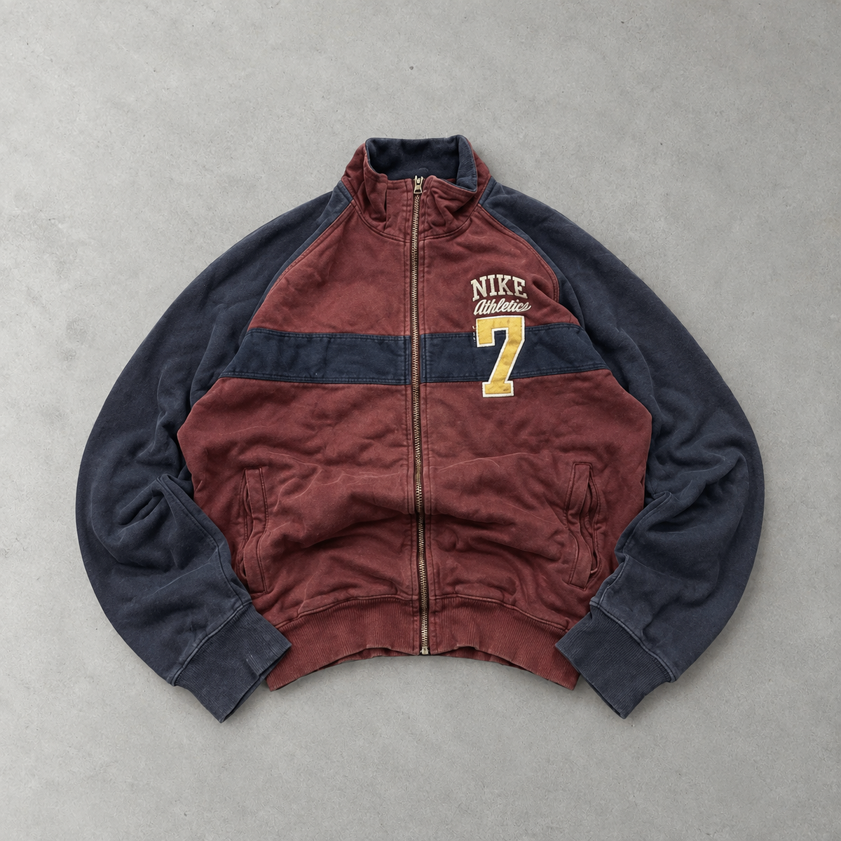 Y2K Nike Jacket Burgunderrot Rare (M)
