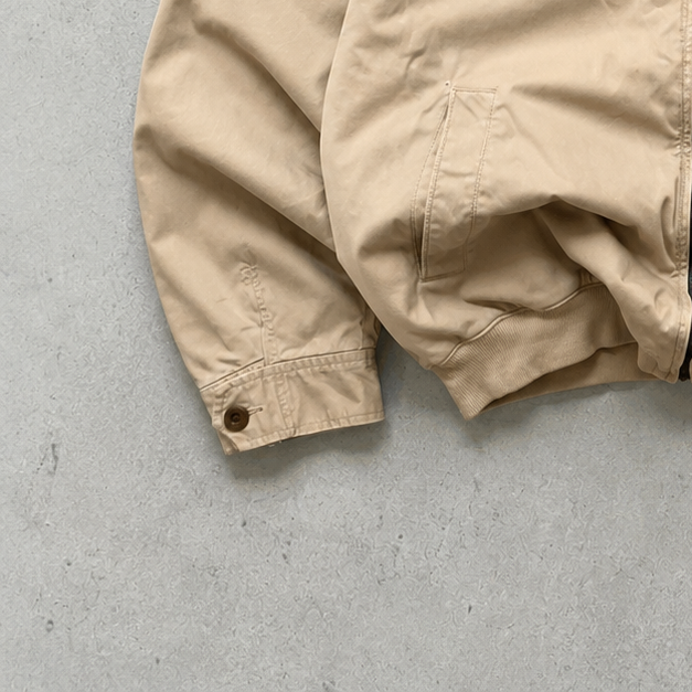 Y2K Ralph Lauren Harrington Jacket Beige / Creme Rare (M)