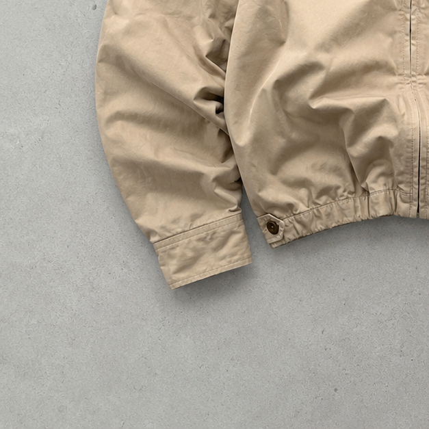 Y2K Ralph Lauren Harrington Jacket Beige / Creme Rare (M)