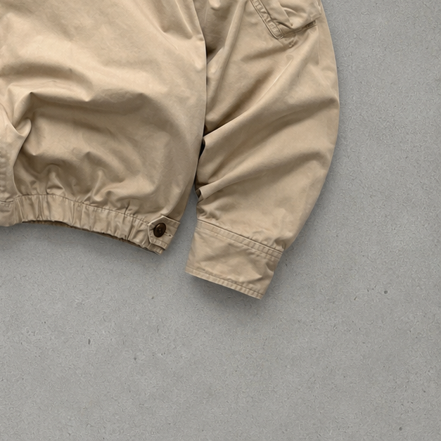 Y2K Ralph Lauren Harrington Jacket Beige / Creme Rare (M)