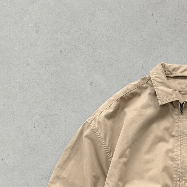 Y2K Ralph Lauren Harrington Jacket Beige / Creme Rare (M)