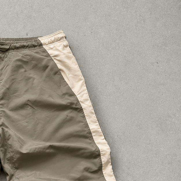 Y2K Nike Track Pants Grau, Weiß Limited (S)
