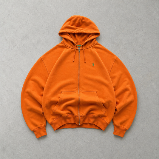 2017 Ralph Lauren Hoodie Orange Limited (XL) Stitched Logo