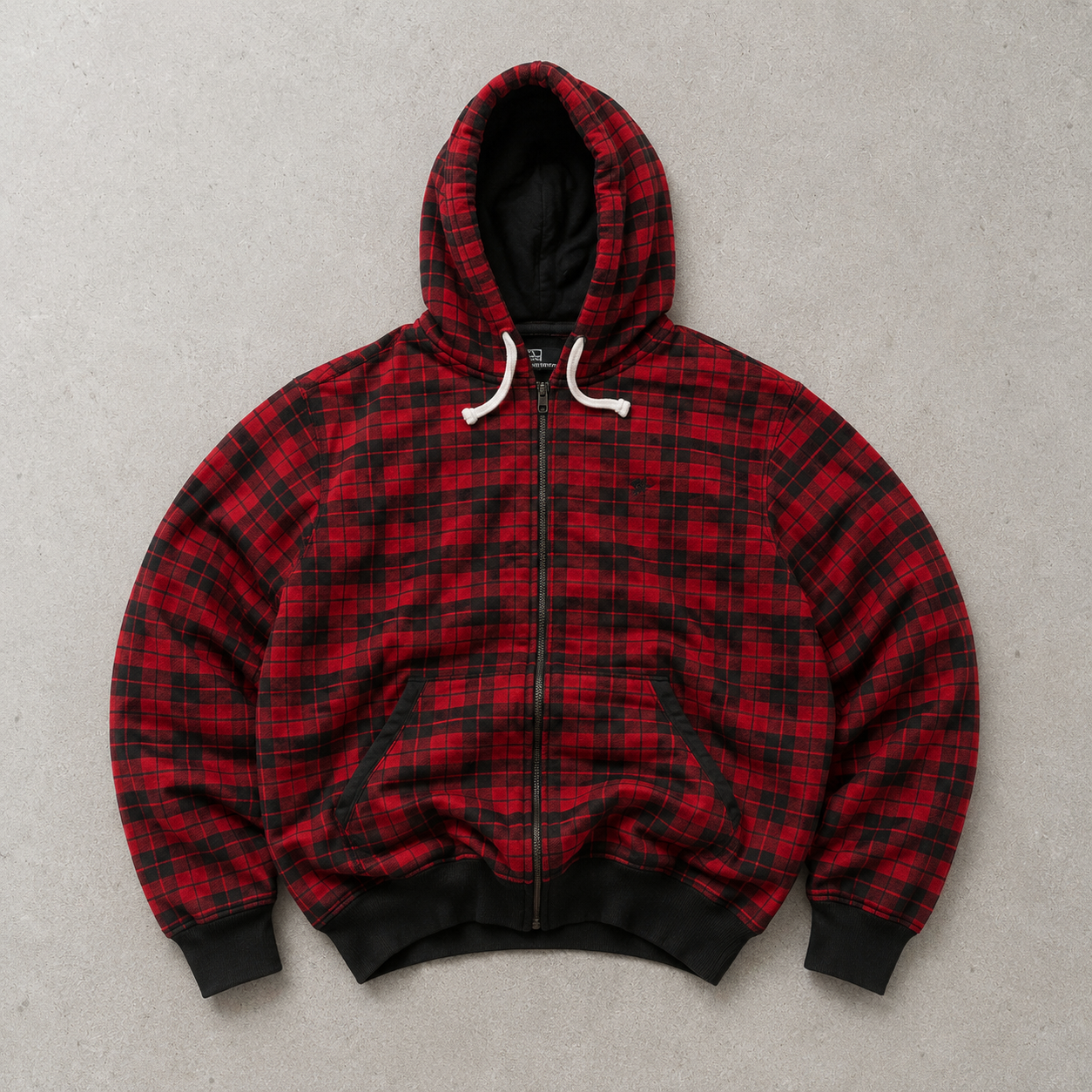 Ralph Lauren Vest Schwarz, Rot Rare (XL) Stitched Logo