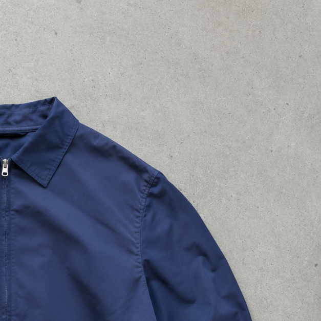 Polo Ralph Lauren Harrington Jacket Navy Rare Stitched Logo (S)